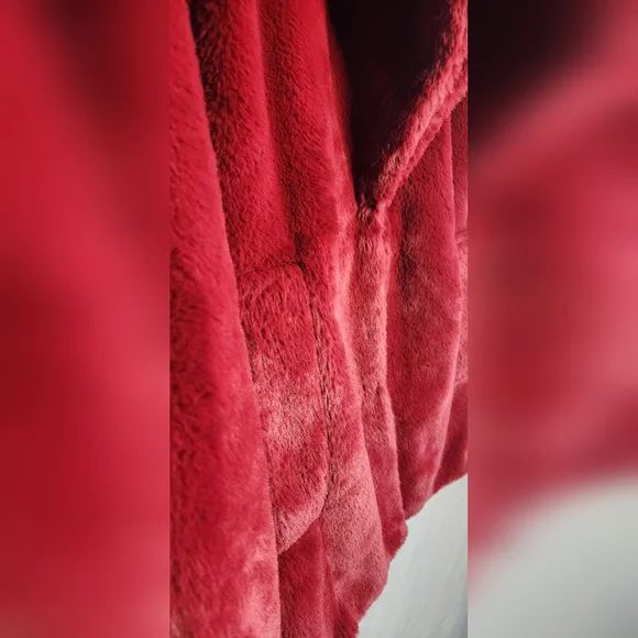 NEW Rachel Zoe FAUX Fur Coat Jacket Silky Soft & Fully Lined XS NWOT - Picture 7 of 9